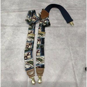 Suspenders Men's 100% Silk Made in England - Germany Adjustable 30.5"/44"